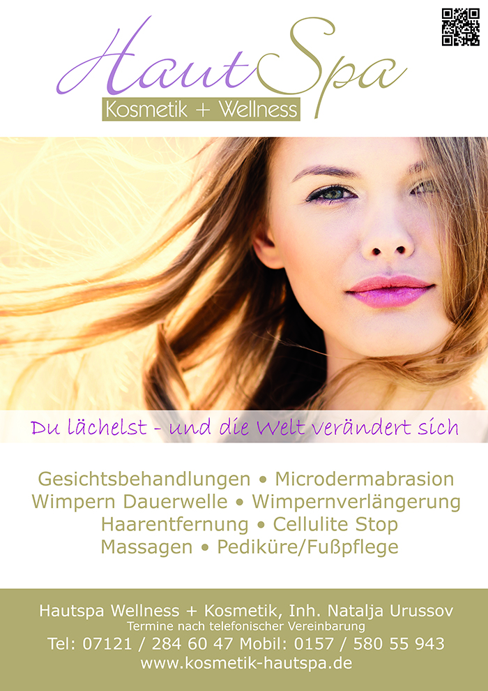 Grafik Plakat Kosmetikstudio