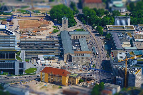 Luftaufnahme Stuttgart21