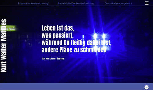 Webdesign Krankenversicherung Laupheim